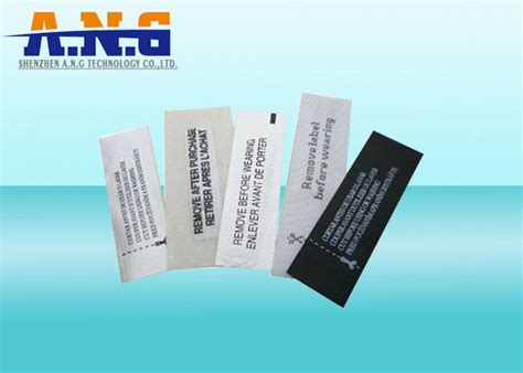 custom rfid apparel tag|washable linen tags.